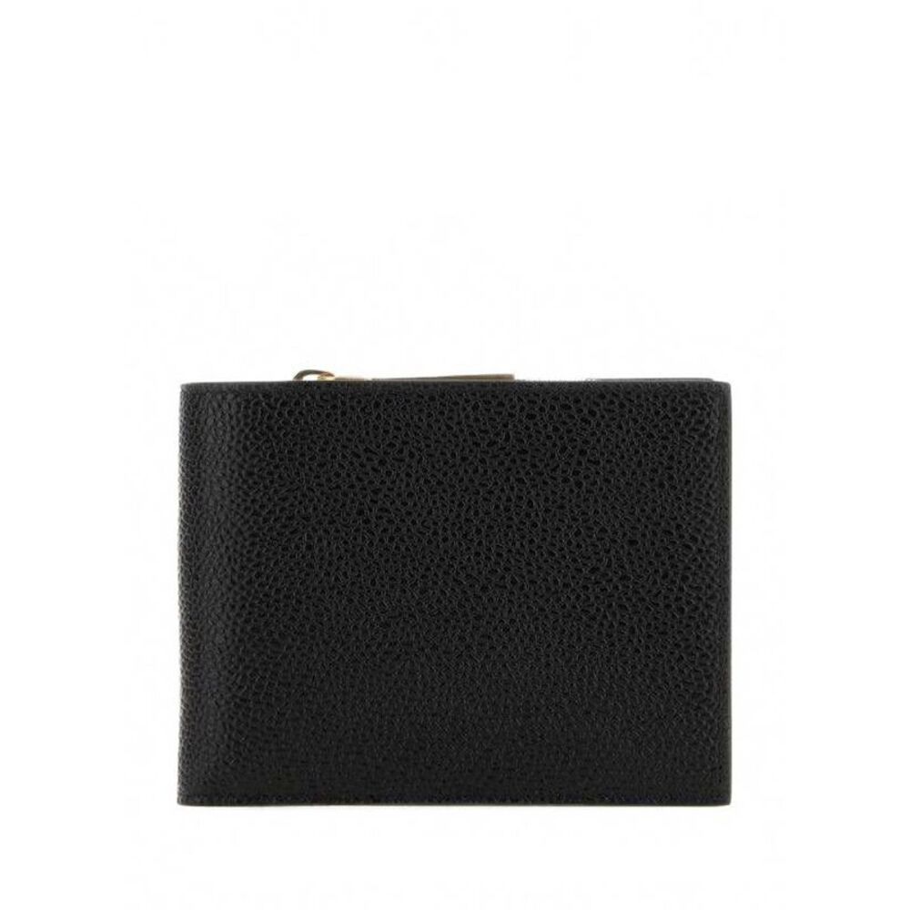 Pebble Grain Zipper Coin Pocket Wallet